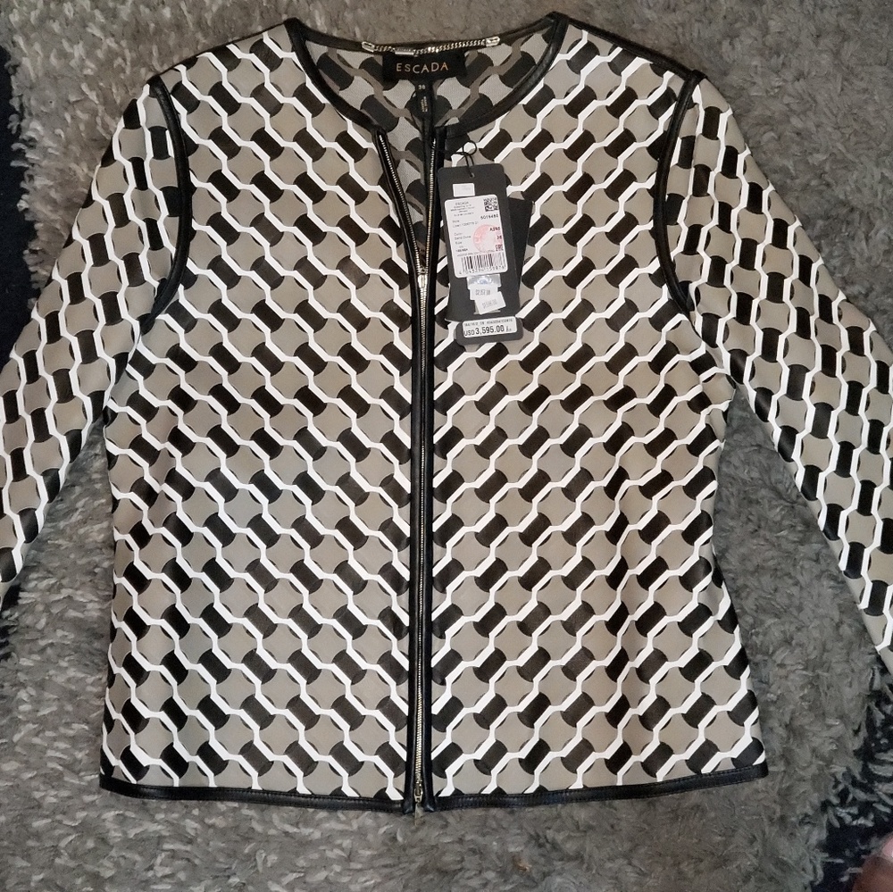 Escada Leather Jacket